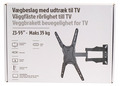 Veggfeste til TV uttrekk/vipp 23-55"
